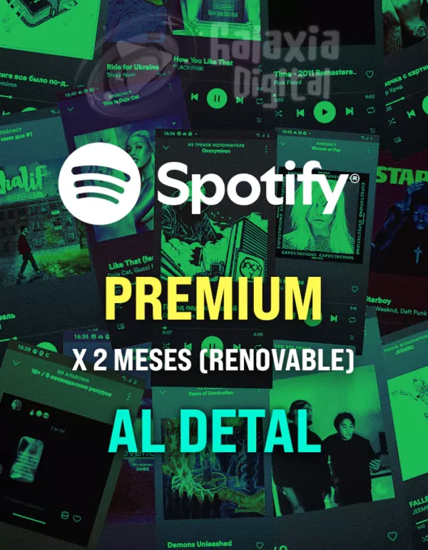 SPOTIFY X 2 MESES RENOVABLES